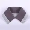 Chapéu Acolchoado de Algodão Gola de Lã Gola de Lã Suéter de Fio Grosso Gola de Jaqueta Removível e Lavável Gola Anti-Sujeira