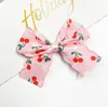 Série Frutas Frescas Renda de Tecido Cantos Pendurados Laços Semi-Acabados DIY Acessórios de Cabelo Capa de Celular Bolsa Sapato Chapéu Acessórios