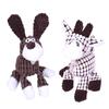 Suministros para mascotas juguetes para perros cuerda de algodón terciopelo de maíz burro vaca terciopelo de maíz mordida sonora resistente a mordidas comercio exterior transfronterizo ventas directas de fábrica