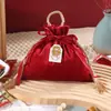 Bolsa de Dulces de Boda de Terciopelo, Bolsa Portátil de Boda, Bolsa de Regalo para Dama de Honor de Cumpleaños de Luna Llena, Caja de Dulces de Boda