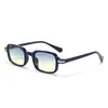 Moda Europea y Americana Nuevas Gafas de Sol Anti-UV Estilo Coreano Personalizadas Marco Pequeño Cuadrado Niños y Niñas Lentes Planos 9021