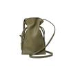 Bolsa Feminina de Couro Genuíno 2026 Nova Bolsa Saco com Cordão Bolsa de Ombro Único Transversal Nicho Simples Bolsa da Sorte Bolsa de Mão Versátil