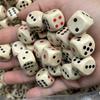 Dados de Madeira de 16mm em Estoque, Dados Coloridos de Peixe, Camarão e Caranguejo, Dados com Pontos Vermelhos 1 4, Dados com Pontos Pretos 2356, Dados Totalmente Pretos, Dados de Madeira com Números
