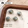 Concha Forma de Caracola Estilo Oceánico Colección Pendientes Pendientes Llavero Bolso Colgante Cerámica Acrílico Cuentas DIY