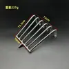Faca de corte de grama para pesca foice arpão arpão de aço inoxidável faca de noz de bétele serra gancho de pinha conector de 8mm ancinho para plantas aquáticas