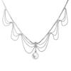 Colar de Pérolas com Pingente Atmosphere Feminino 2024 Novo Senso de Alto Nível Corrente para Clavícula Nicho Elegante Colar Nupcial