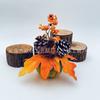 Decoración de Halloween Hoja de Arce Adornos de Calabaza Artificial Girasol Festival de la Cosecha de Otoño Acción de Gracias Adornos de Calabaza Artificial