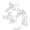 05569-10200 Mitsubishi Heavy Industries S12R-Ptaa2 Porca para Turbocompressor