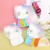 Monedero de Silicona de Dibujos Animados Transfronterizo Pellizcar Música Juguete Educativo de Descompresión Bolsa de Almacenamiento de Flor Conejo Bolsa Pionera Matar Ratones