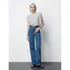 Jeans para Mujer 2026 Estilo Nuevo de Primavera Textura de Lujo Ligero Tela de Alta Calidad Te Hace Ver Más Alto y Delgado Pantalones de Pierna Recta de Cintura Alta Tricolor