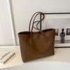 Bolsa retrô de grande capacidade para mulheres outono e inverno 2023 nova tendência Coreia do Sul bolsa tote versátil bolsa de ombro de grande capacidade para o dia a dia