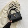 Bolsa quadrada pequena feminina estilo coreano nova 2023 moda executiva bolsa de ombro transversal bolsa de mão texturizada