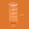 Gran No. 2 5 caja de pulsera redonda transparente de una pieza cosméticos para el cuidado de la piel caja de embalaje de botella vacía venta al por mayor