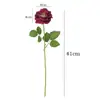 Ramo de Rosas Simuladas Diseño de Ramo de Rosas Decoración de Flor Falsa de Rosa para Hogar Sala de Estar Hotel Flor de Rosa Simulada