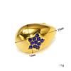 Brincos Femininos de Aço Titânio Banhados a Ouro, Estilo Francês, Estilo Ins, Elegantes, Cravejados com Diamantes, Formato de Gota, Nicho, High-end, All-match, Brincos em Arco