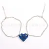 Pulsera de Bloques de Construcción para Pareja Bff Se Puede Ensamblar y Dividir Pulsera de Bloques de Construcción Creativa Corazón de Amistad Pulsera con Colgante de Equipo