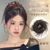 Aplique de Coque Fofo para Mulheres, Estilo Doce e Descolado, Topo Alto, Coque Volumoso, Ferramenta Fácil para Penteado