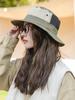 Nuevo Sombrero de Pescador Protector Solar de Combinación de Colores para Exteriores para Mujer Estilo Coreano Transpirable Verano Delgado Combinable Sombrero de Montañismo Sombrero para el Sol para Ciclismo