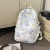 Mochila casual versátil estilo coreano para pareja, mochila de viaje de moda con degradado de gran capacidad, mochila escolar para estudiantes de secundaria y universidad