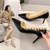Zapatos de tacón de moda para mujer, colección primavera 2026, estilo nuevo, tacones de aguja, punta fina, tacones altos sexys, pala poco profunda, tacones ultra altos, color liso