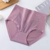 Roupa íntima de mãe Roupa íntima feminina de algodão Cintura alta Forro de algodão para idosos Sem marcação Tamanho grande Calcinhas femininas Calças finas de verão