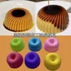 Molde de Silicone Preto para Pudim com Rosca, Formato de Cupcake, Doce, Gelatina, Bolo, Mousse, Saia - Molde para Pudim
