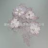 Encaje Bordado de Malla Flor de Alta Calidad Estilo Pastoral Primavera Dulce Elegante Broche Tridimensional Ramillete Decoración de Flores que Combina con Todo