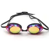 Gafas de Natación de Competición para Adultos al por Mayor Alta Definición Antiempañantes y Anti-UV Galvanizadas Equipo Profesional de Natación