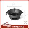 Estufa de carbón de hierro fundido, estufa de barbacoa, estufa de carbón para calentar, estufa envolvente, hervidor de té, electrodomésticos de interior, juego completo para hornear té, estufa de barro.