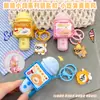 Óculos Criativos para Foodies, Pingente de Microfone para Reparo de Cachorro, Gravação Divertida de Gritos, Chaveiro Brinquedo de Microfone Pequeno