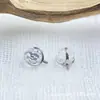 Pendientes de Bola Saltarina de Aleación de Titanio Astmf-136 con Circonita Rosca Interna de Titanio G23 Cabezal de Joyería para Pendientes de Labio