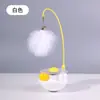 Juguete para gato: palo de juguete inestable con plumas, autoentretenimiento, bola con hierba gatera, campana con sonido, para que los gatitos muerdan y jueguen