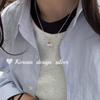 Estilo Ins Coreano Industria Pesada Diseño de Nicho Joyería Plata de Ley S925 Versión Ancha Collar de Rueda para Mujer Versátil