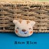 Broche de muñeca de dibujos animados lindo, suave, lindo, de felpa, oso, gatito, cabeza de animal, zapatos y calcetines, accesorios, decoración para ropa, bolso