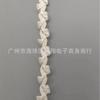 Oreja de borde curvo con encaje de cinta de rayón de seda dorada y plateada cheongsam ropa de mujer accesorios accesorios encaje