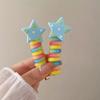 Anel de cabelo de linha telefônica estrela infantil Rabo de cavalo do bebê Artefato Corda de cabelo Alça de cabelo da menina Corda de cabeça de menina
