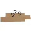 Tarjeta colgante de muestra de tela tarjeta de color de tela de otoño e invierno tarjeta de muestra gancho de pregunta papel elevador papel Kraft plegable tela Chuck