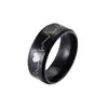 Anillo de acero inoxidable no se decolora estilo ins diseño de nicho anillo de hombre titanio acero joyería de acero titanio venta al por mayor de joyería