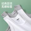 Colete Masculino Algodão Puro Respirável Esportivo Fitness Sem Marcas Verão Camiseta Base Tamanho Plus Tamanho Plus Colete Elástico para Homens