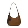 2025 Nuevo Otoño Invierno Gamuza Felpa Bolso Bajo el Brazo para Mujer Nicho Versátil Bolso Dumpling Viaje Diario Mujer Bolso de Hombro Único Retro