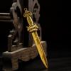 Colgante de espada de latón retro espada de siete estrellas instrumento taoísta joyería nuevo espada de siete estrellas Beidou adornos de decoración de escritorio