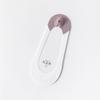 Meias sapatilha femininas boca rasa invisíveis silicone antiderrapante com sola de toalha fina de seda gelo absorvente de suor meias de verão