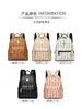 Nova Bolsa Feminina Estilo Coreano Mochila para o Dia a Dia Estampada Mochila da Moda para Estudante Universitário Grande Capacidade Bolsa Escolar Bolsa de Viagem