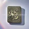 Novo Modelo Tudo-em-Um Fuyun Quatro Bestas Divinas Bagua Thangka Case Caixa Ga'U Pingente Banhado a Ouro Banhado a Prata Case Thangka Versão à Prova d'Água
