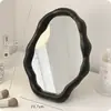Espelho de Maquiagem de Mesa Casual Estilo Cream Ins Espelho de Penteadeira Espelho de Maquiagem Fofo Meninas Dormitório de Estudante
