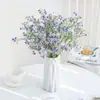 Flores Artificiales de Gypsophila, Flores Artificiales de Goma Suave al Tacto para Decoración de Bodas, Ramo Artificial de Gypsophila de Plástico, Flores Artificiales Falsas al por Mayor