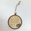 Fabricante de Procesamiento Personaliza Regalos Creativos, Elefante de Amistad Fraternal Artesanía de Madera, Adornos para Árbol de Navidad, Suministro Transfronterizo