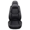 Funda para Asiento de Coche Tejido Técnico Transpirable En Stock Cojín Universal para Todas las Estaciones Cojín de Asiento de Cobertura Total con Soporte Lumbar Funda de Asiento para Cinco Plazas