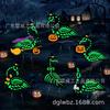 Señales de Halloween para el Jardín Más Vendidas Transfronterizas, Decoraciones para el Césped, Calabazas Aterradoras que Brillan en la Oscuridad, Señales de Flamingo para el Suelo, Impermeables