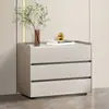 Cómoda de Madera Maciza Mesita de Noche Almacenamiento de Lujo Ligero Hogar Dormitorio de Alta Calidad Nuevo Moderno Simple Gabinete de Almacenamiento Gabinete de Mesita de Noche